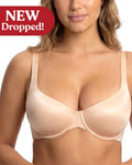 Satin Seamless Balconette Bra
