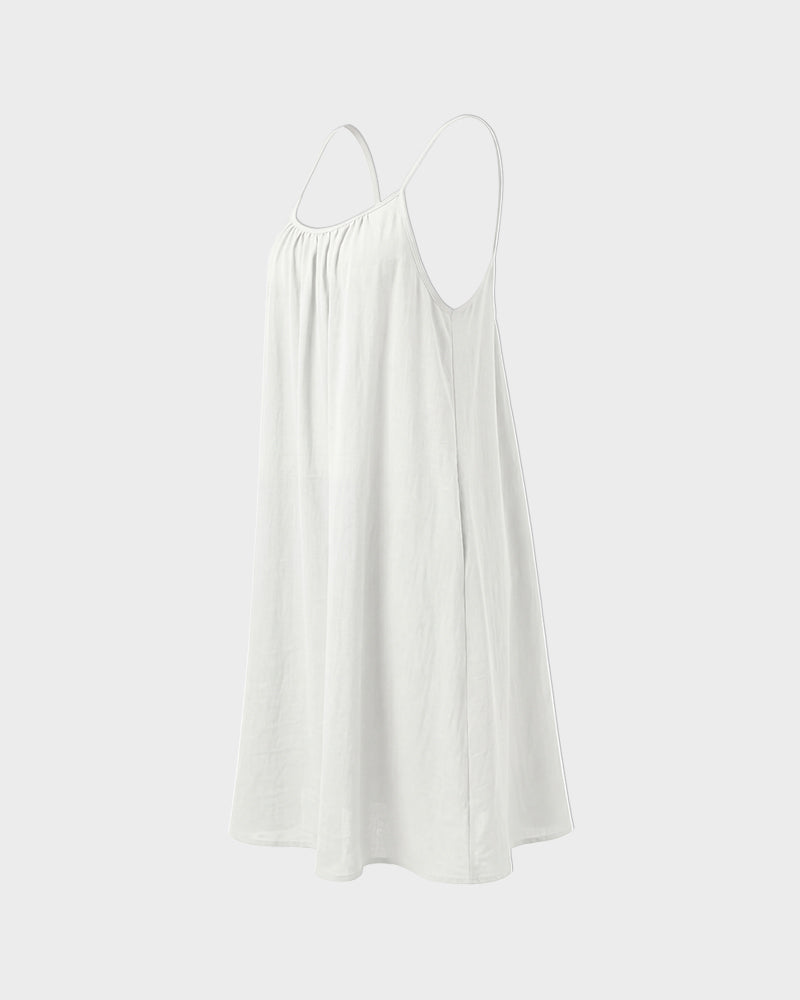 Women’s Backless Flowy Cami Lounge Dress
