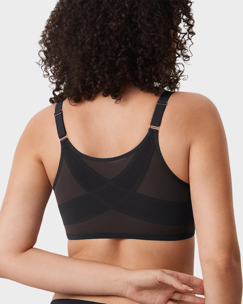 All-Day Comfort Front Closure Mesh Bra