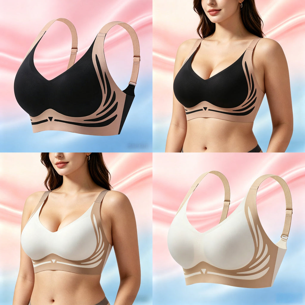 Anti-Sagging Support Shockproof Sports Fixed Cup Bra For Women