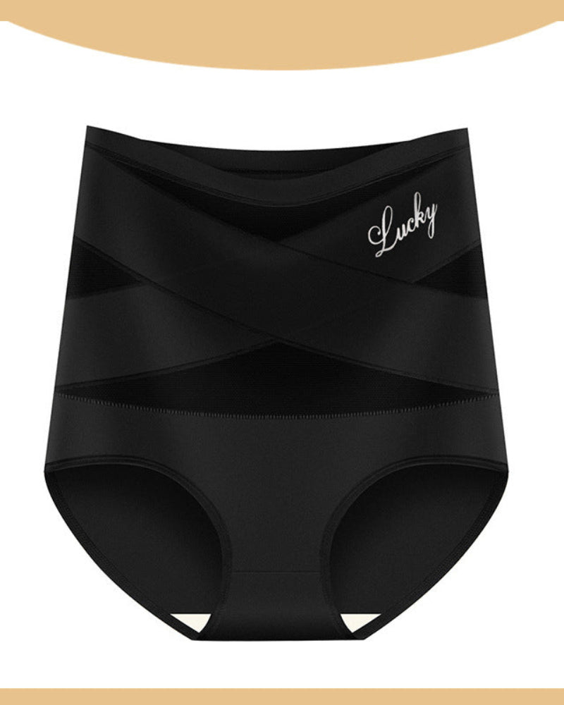 High-Waist Tummy Control Seamless Shaping Lucky Panties(4pcs)