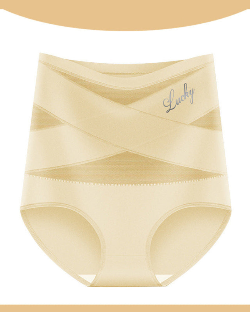 High-Waist Tummy Control Seamless Shaping Lucky Panties(4pcs)