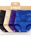 High-Waist Tummy Control Seamless Shaping Lucky Panties(4pcs)