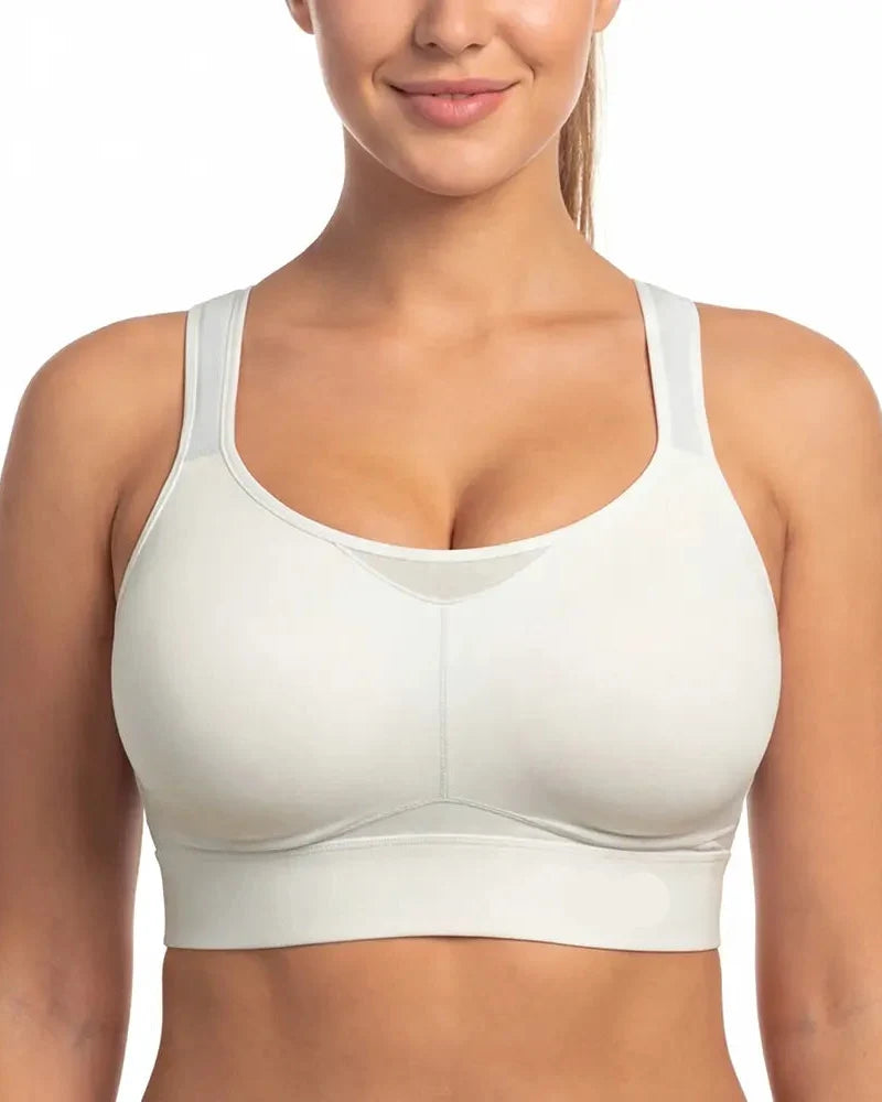 Plus Size Wireless High Support Sports Bra for Women