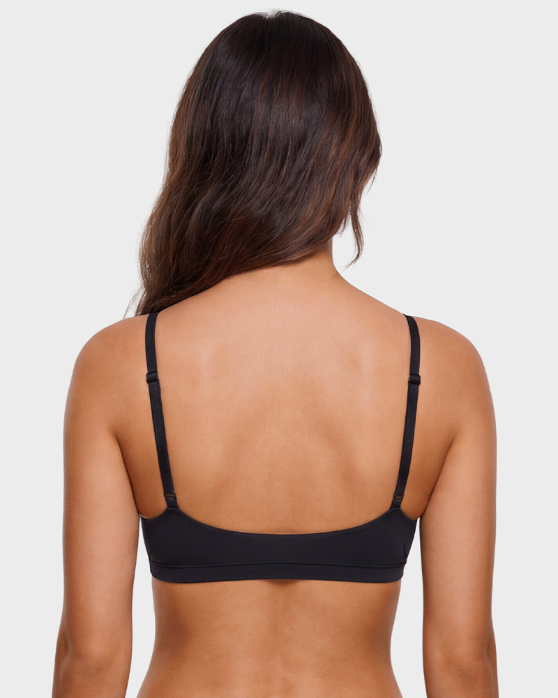Soft, Seamless Wireless Plunge Bra