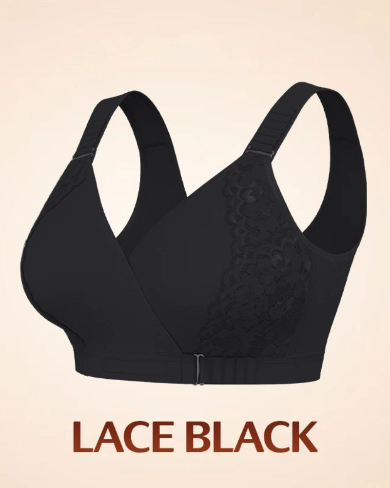 Shapecurve Front-Cross Wrap Bra – Maximum Comfort and Support