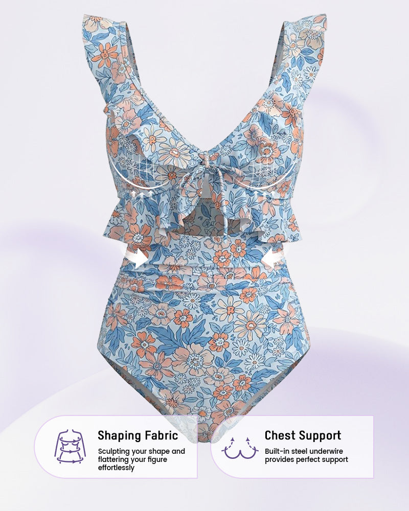Confidence-Boosting V-Neck Swimsuit