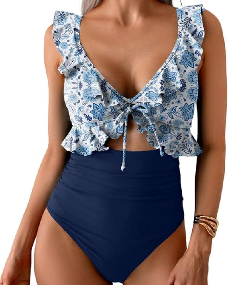 Confidence-Boosting V-Neck Swimsuit