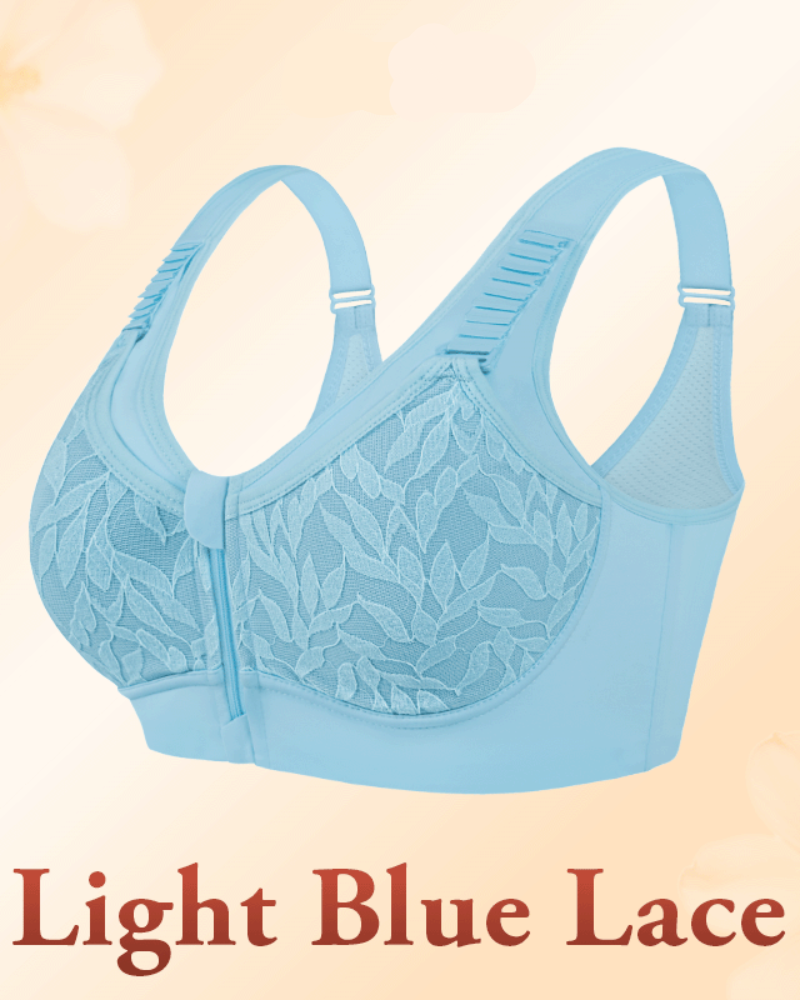 Front-Zip Bra for Maximum Lift and Bounce Control