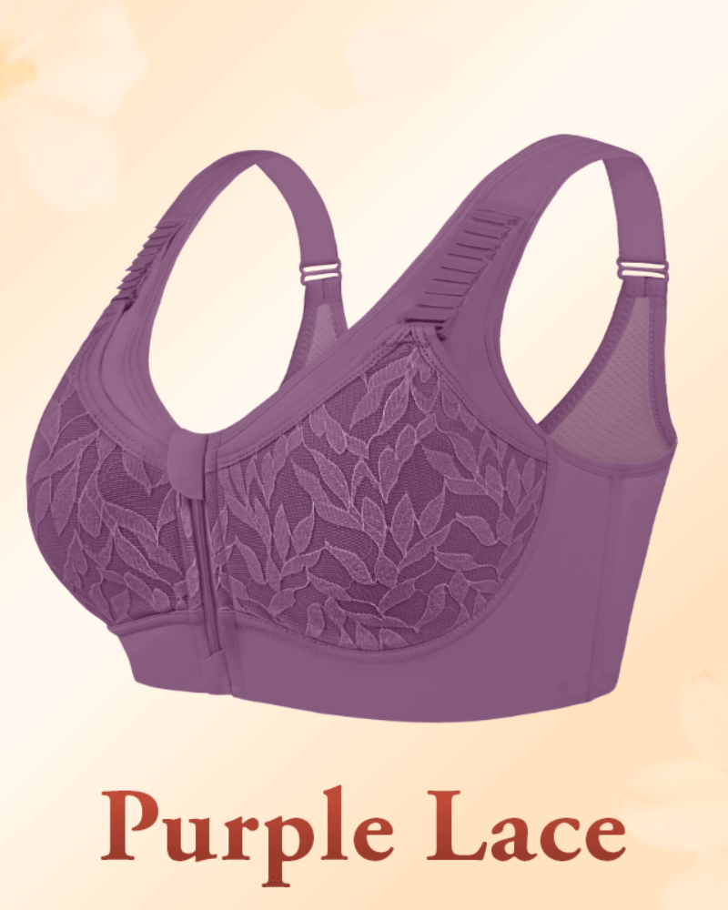 Front-Zip Bra for Maximum Lift and Bounce Control