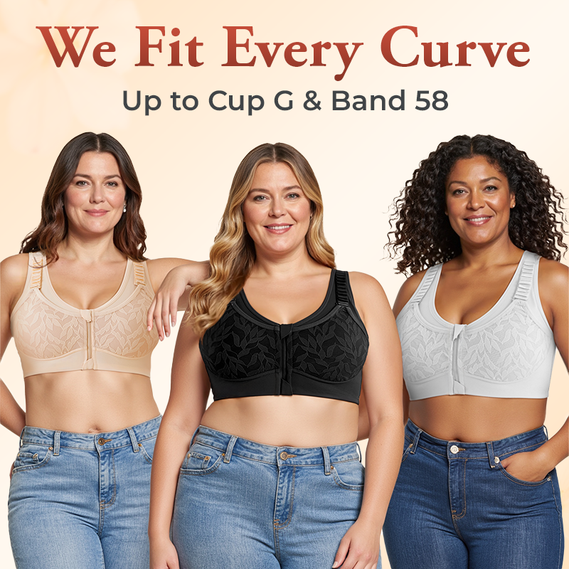 Front-Zip Bra for Maximum Lift and Bounce Control