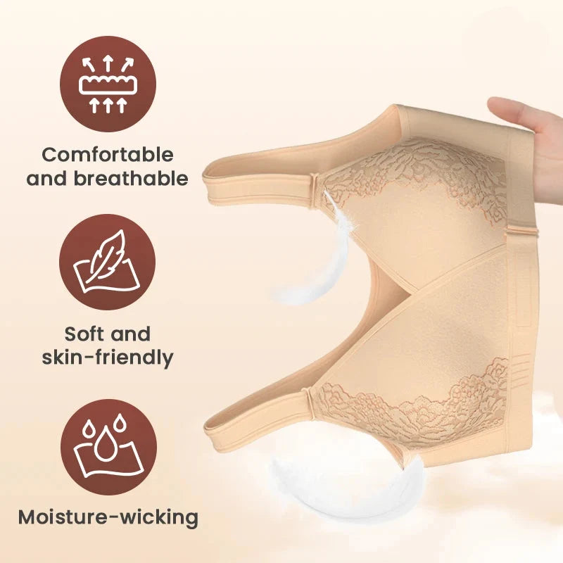 Easy-Wear Front Wrap Comfort Bra