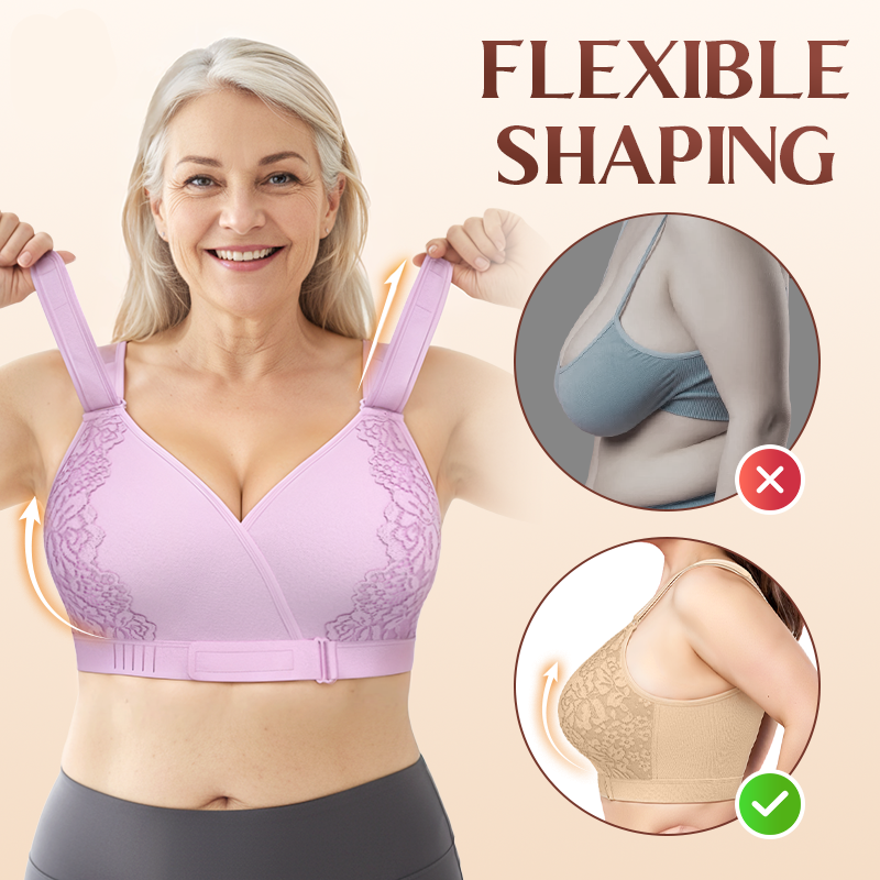 Easy-Wear Front Wrap Comfort Bra