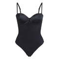 Seamless Lace-Up Bodysuit for Effortless Curves