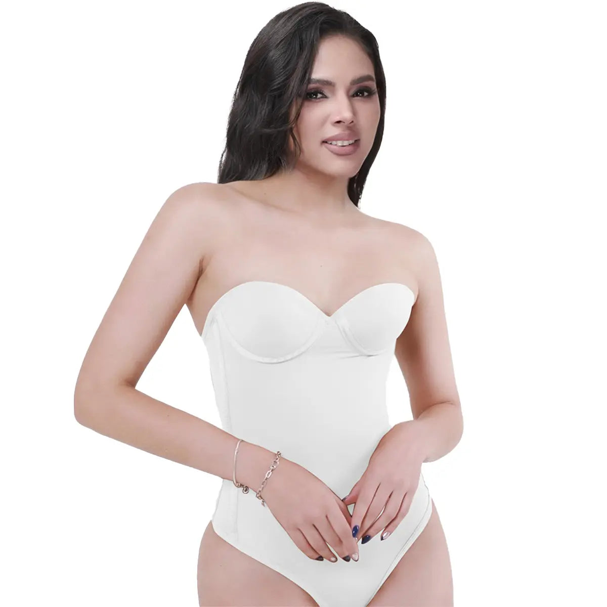 Seamless Lace-Up Bodysuit for Effortless Curves