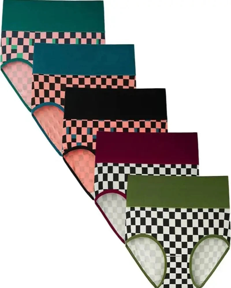 High-Waist Seamless No-Show Briefs