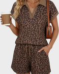 Women's Casual Top & Shorts Outfit