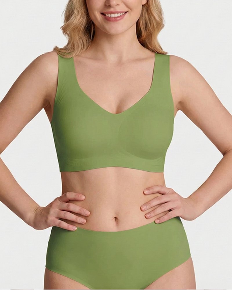 Lifting Wire-Free Antibacterial Jelly Bra