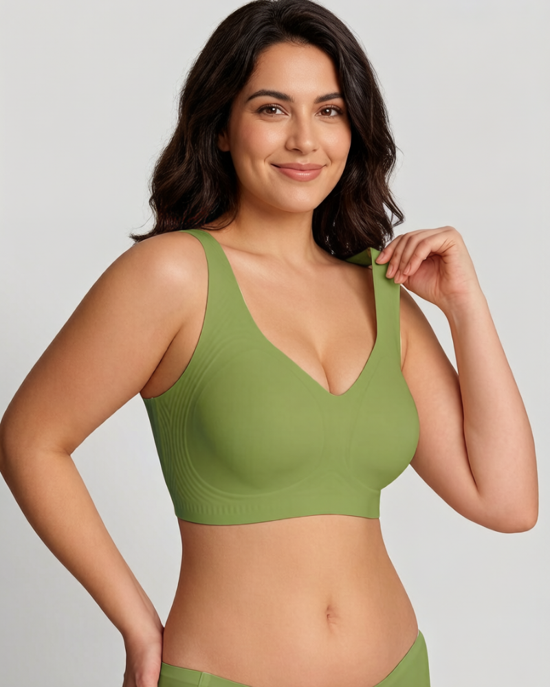 Lifting Wire-Free Antibacterial Jelly Bra