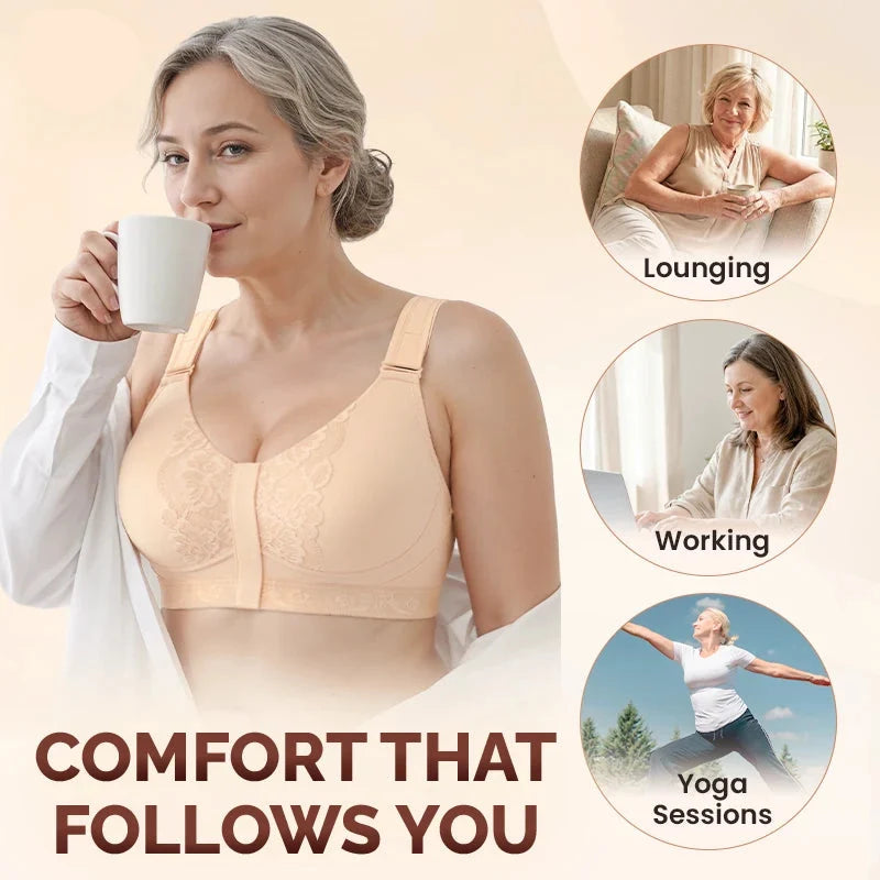 Comfortable Full Support Bra for Mature Women