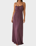 Backless Tie-Back Maxi Cami Dress