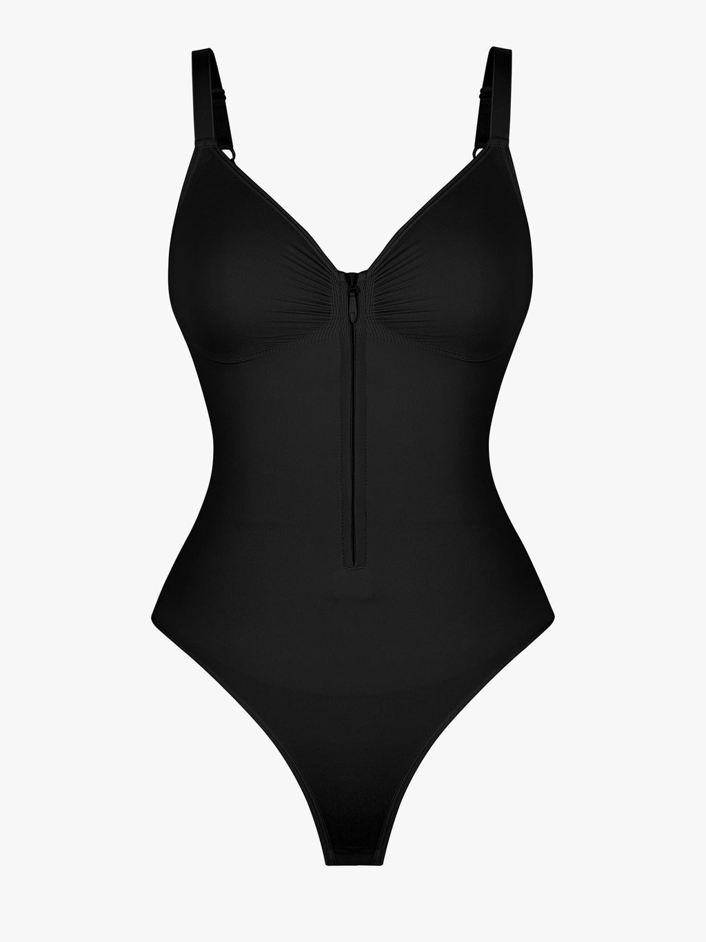 Shapecurve Tummy Control Seamless Zipper Shaping Bodysuit
