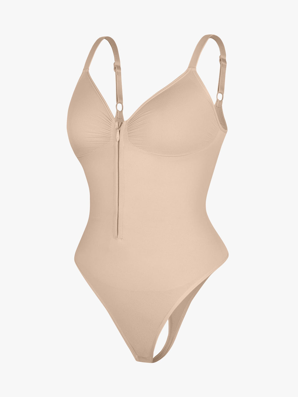 Shapecurve Tummy Control Seamless Zipper Shaping Bodysuit