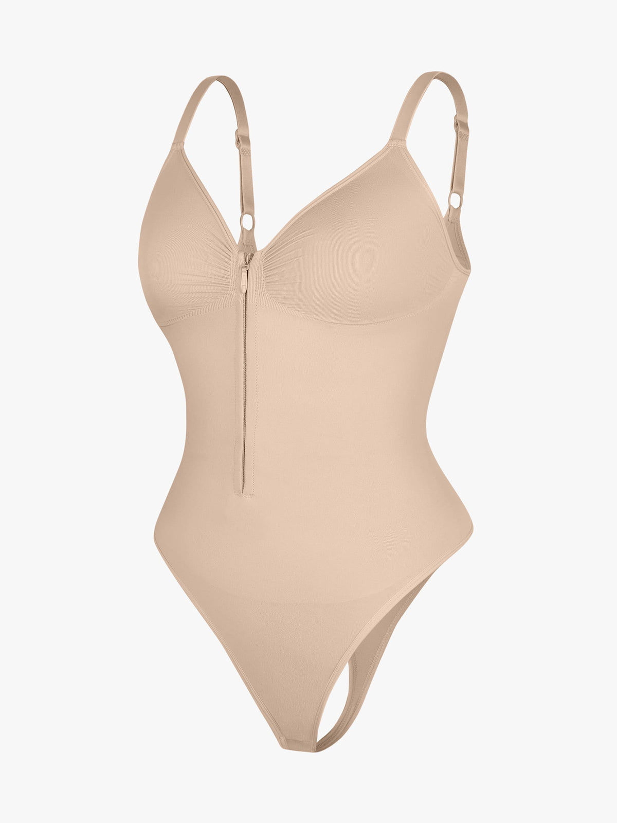 Shapecurve Tummy Control Seamless Zipper Shaping Bodysuit
