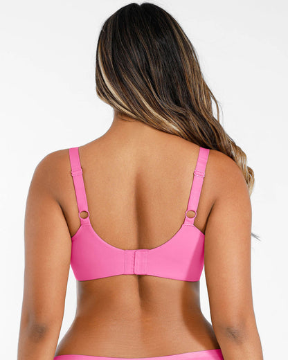 Underwire Adjustable Deep V-neck Bra