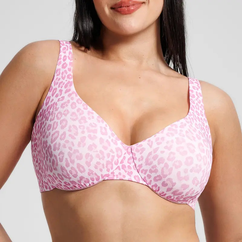 Underwire Adjustable Deep V-neck Bra