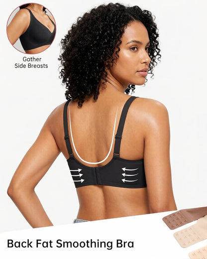 Deep V Seamless Wireless Push-Up Bra