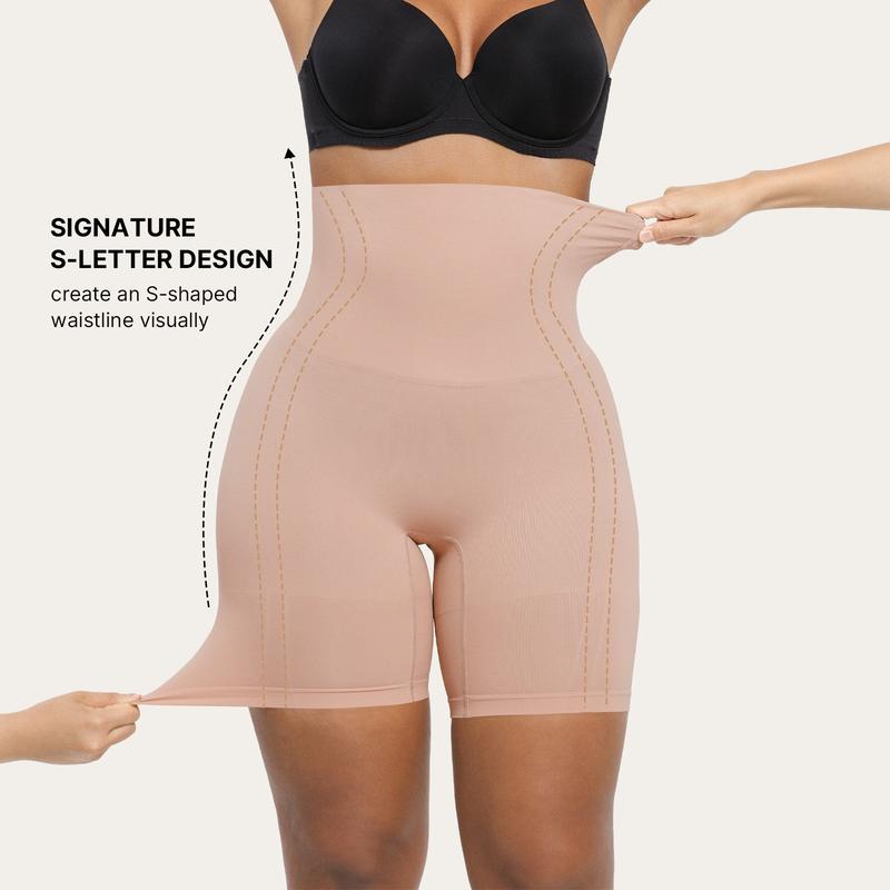 Shapewear Sculpting Shorts for Women Seamless High Waisted Body Shaper Thigh Slimming Underwear