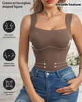 Women's Sleeveless Double-Layer Tank Tops Shaping Vest