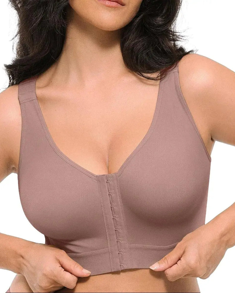 Shapecurve Shapewear with bra Bare Essentials AirSlim Unlined Wireless Back Support Bra