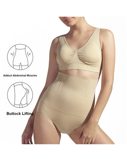 2-Pack High-Waist Lift Shapewear Briefs