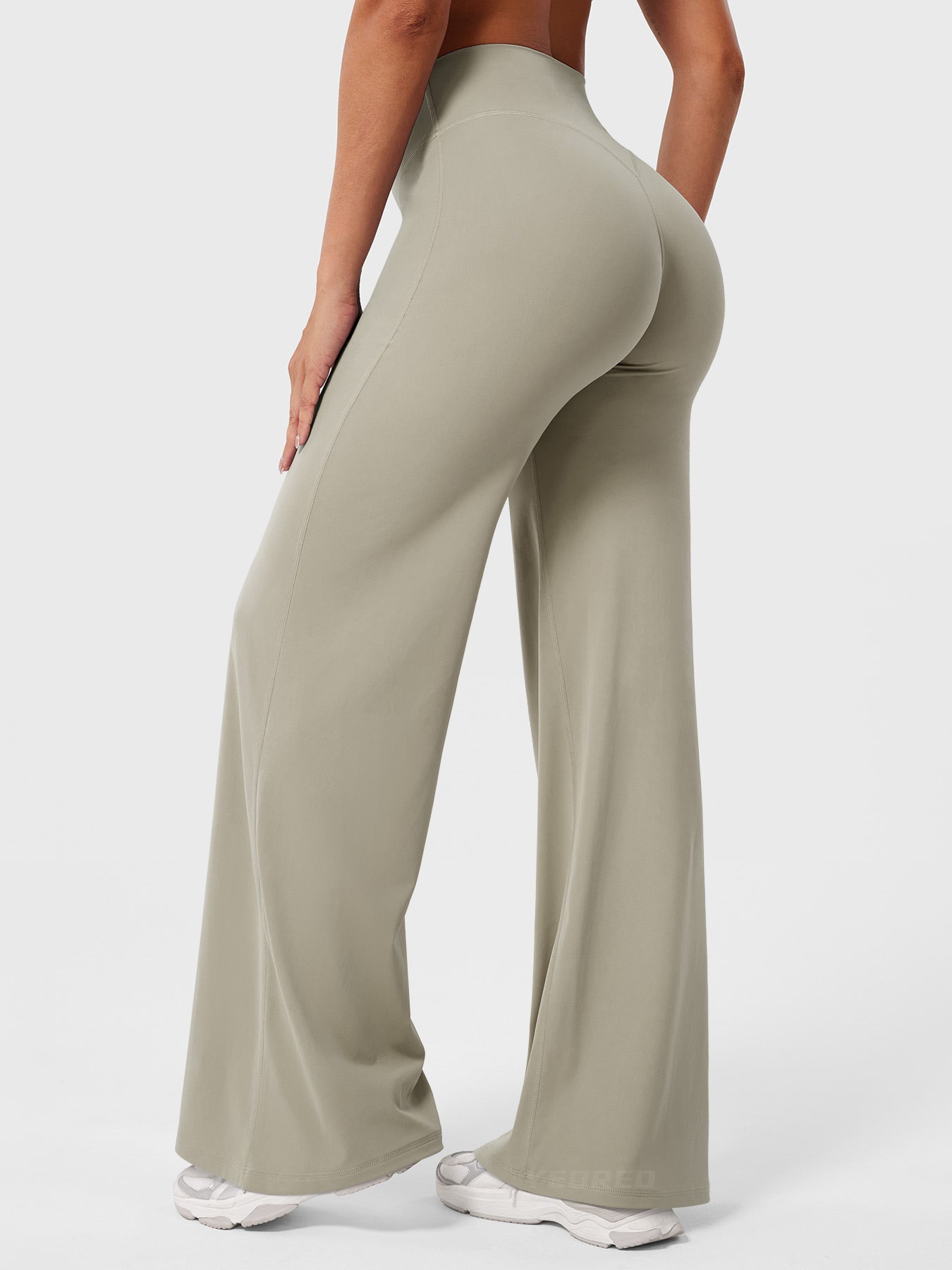 Leggings High-Waist Straight-Leg No Front Seam Buttery Soft Gym Yoga Pants for Women Fitness Tights
